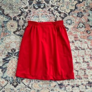Vintage Red Skirt